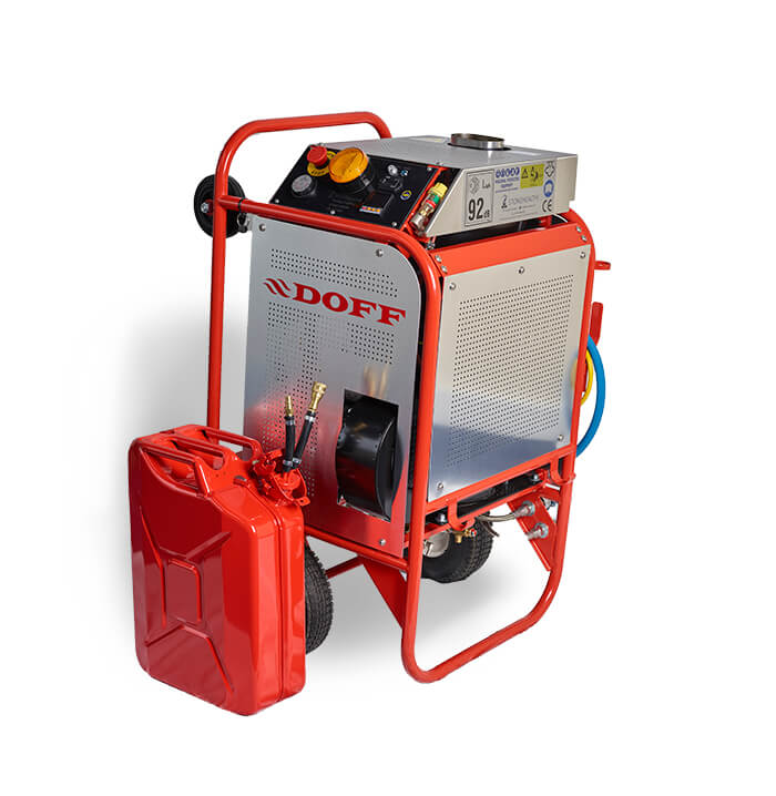 Doff cleaning system machine
