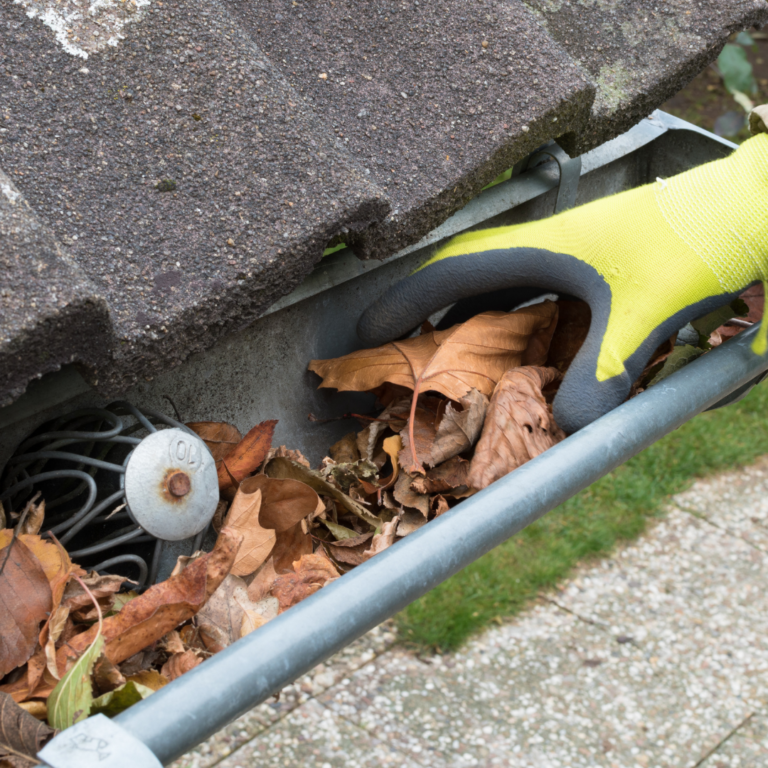 When is the best time to clean my gutters? 